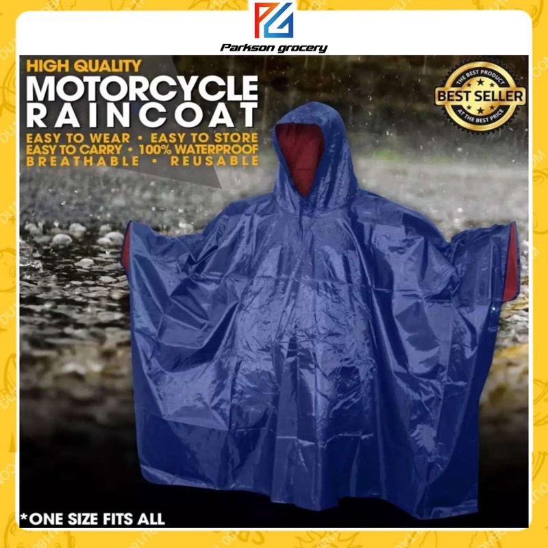 Parkson- Poncho Raincoat Motorcycle Bicycle makapal kapote waterproof ...