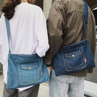 Denim Sling Bags Canvas Jeans Men Women Messenger Bag Small Lightweigh Crossbody Bag Beg Silang Lelaki Kain Jean Anna2u #9