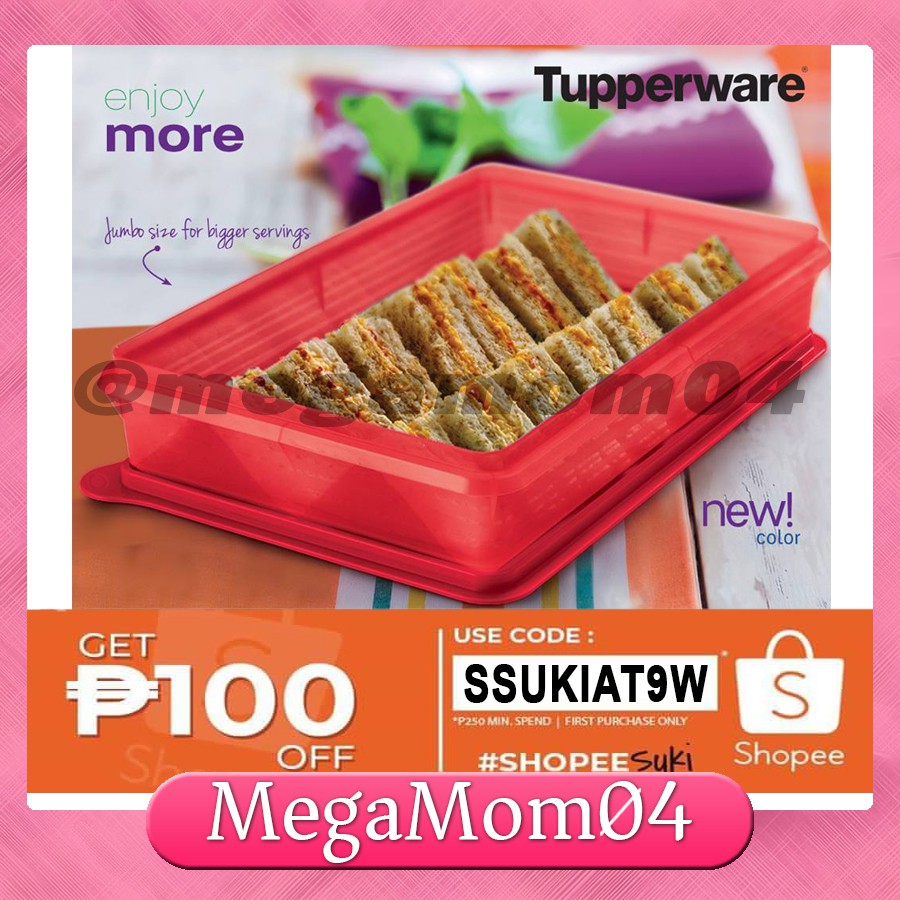 3.6L Jumbo Merienda Helper Food storage serveware air tight Tupperware
