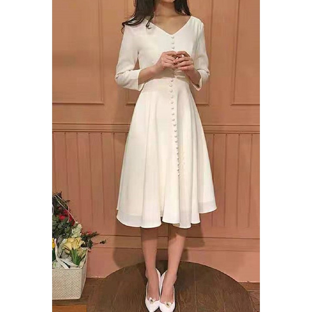 wedding dress short skirt