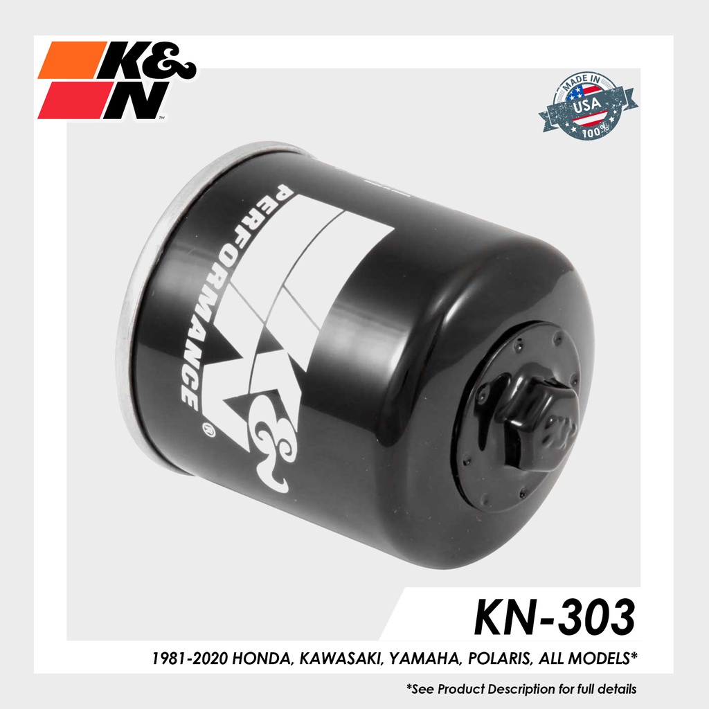 KN303 K&N OIL FILTER FOR KAWASAKI Shopee Philippines