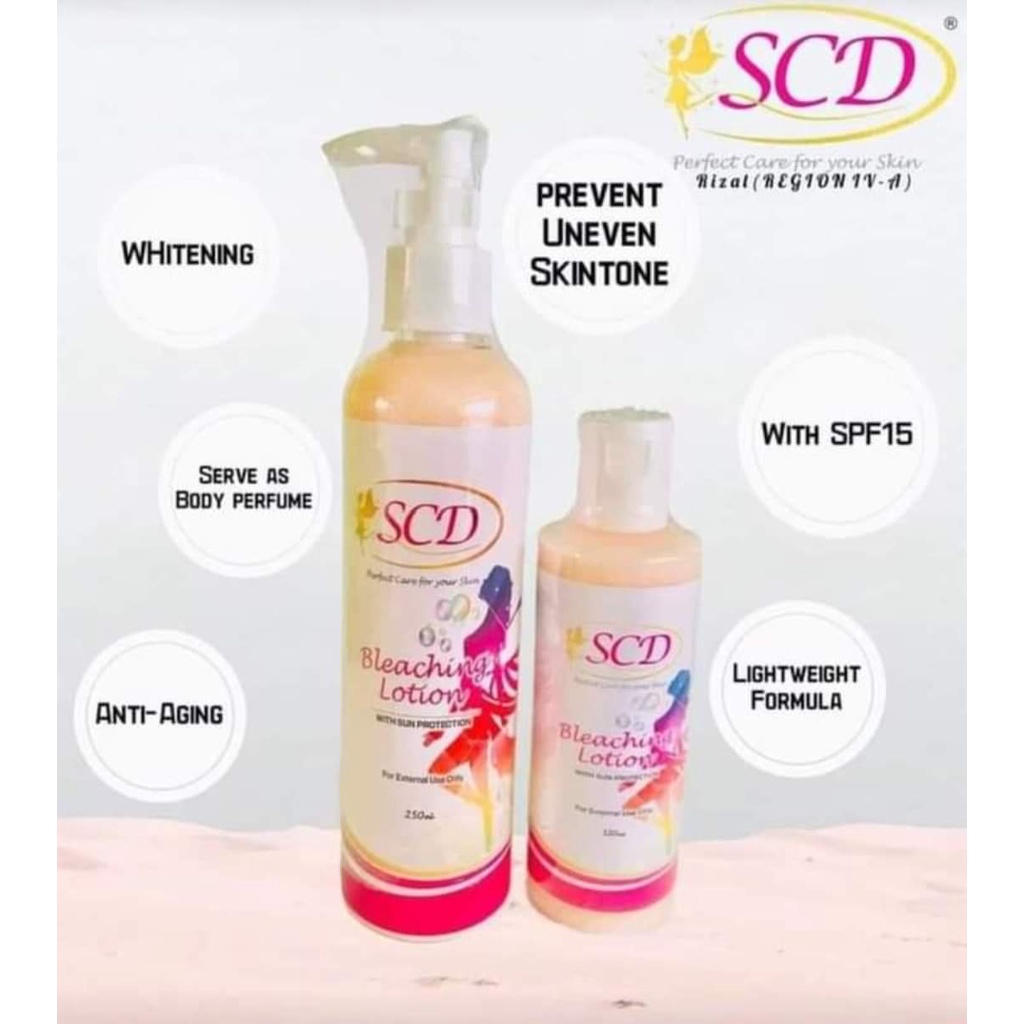 Original SCD Bleaching Lotion Spf 15 250ml Shopee Philippines