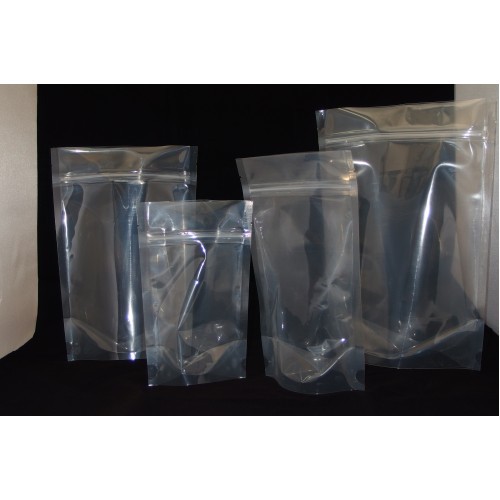 large stand up clear ziplock packaging pouch 500ml 700ml 1L