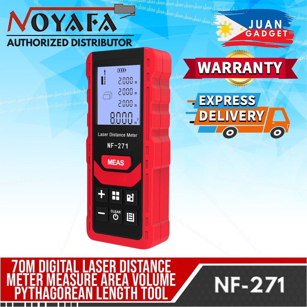 Noyafa NF271 Laser Distance Meter 70M Measure Device Shopee Philippines