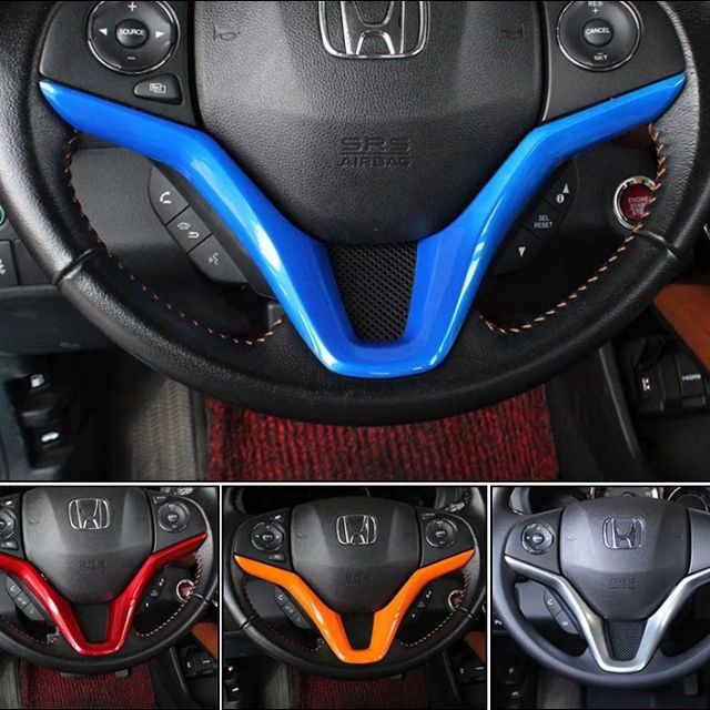 Honda City Jazz HRV Steering Cover Steering Trim Cover Decoration V Cover  Carbon