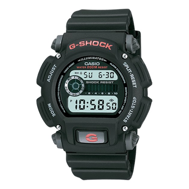 Casio G-Shock (DW-9052-1VDR) Black Resin Strap Shock Resistant 200 Meter Digital Watch