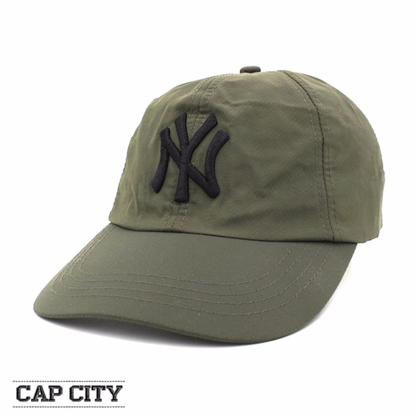 green sports cap