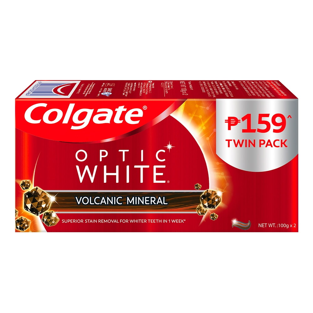 colgate optic white volcanic