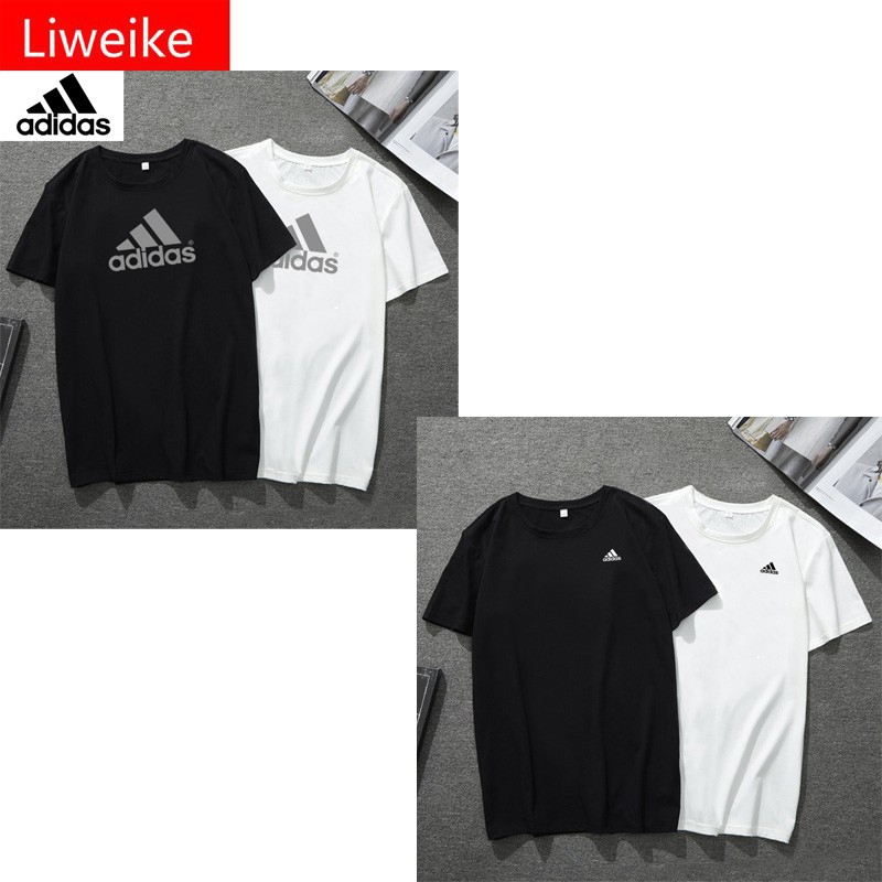 adidas plain black t shirt