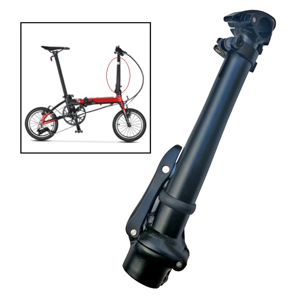 Aluminum Folding Bike Handlebar Stem Adjustable Stem Riser Telescoping