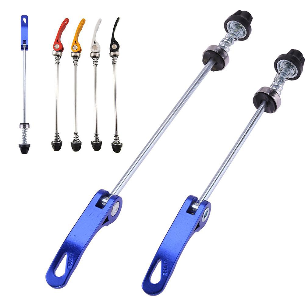 Details about   A Pair Bike Bicycle Cycling Wheel Hub Skewers Kit Quick Release Bolt Lever Axle 