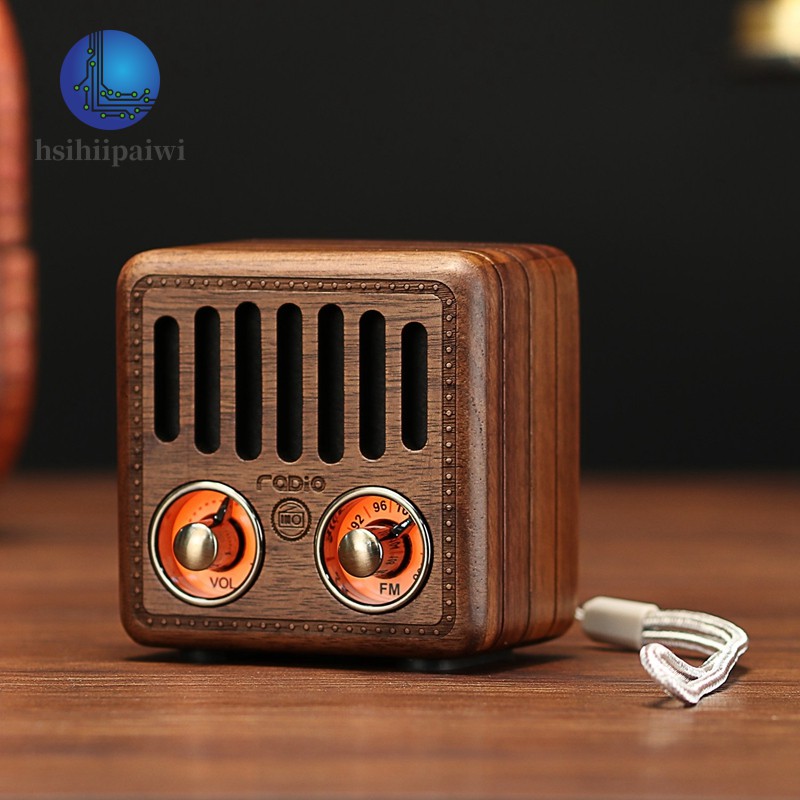 retro wooden speaker
