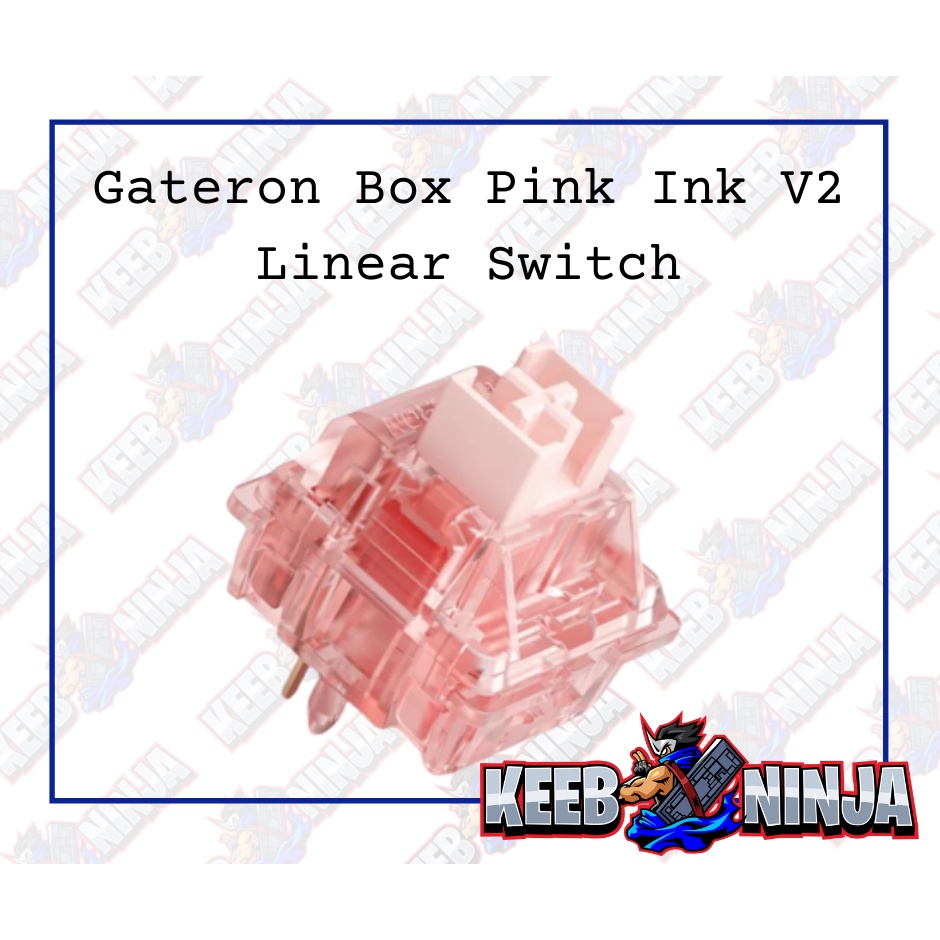 Gateron Box Pink Ink V2 Linear Switch (5 pieces) Shopee Philippines