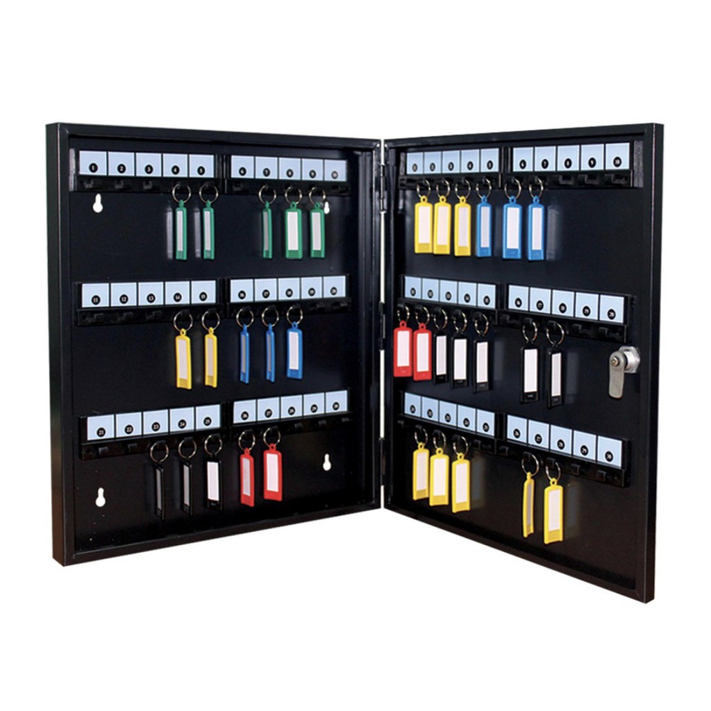 Key Box 60 Keys Capacity Smart SK60 with FREE Keychain and Number