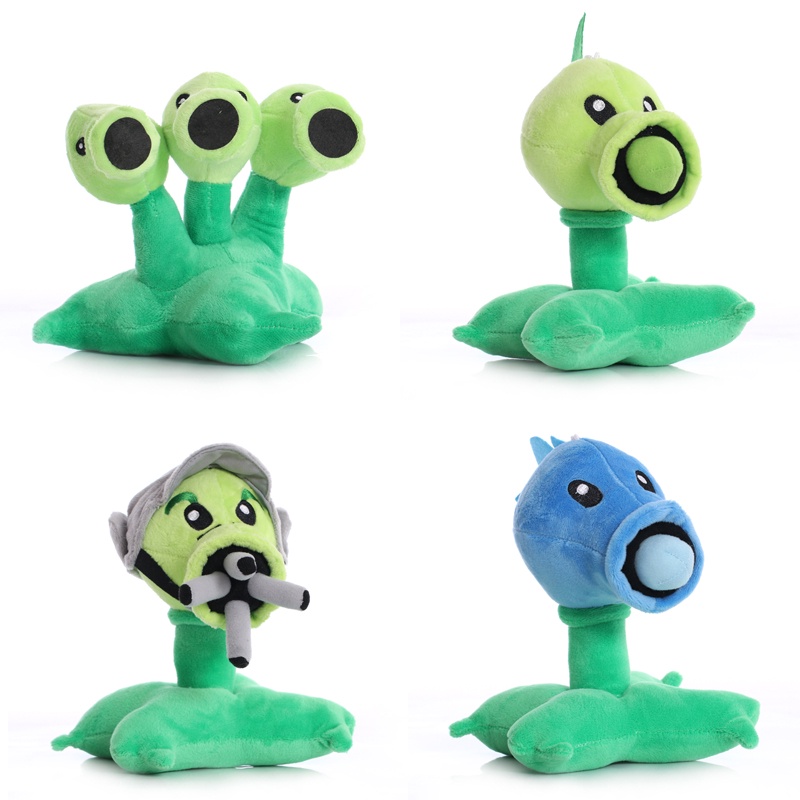 plants vs zombies gatling pea plush