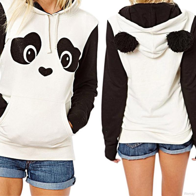 panda sweatshirt with ears