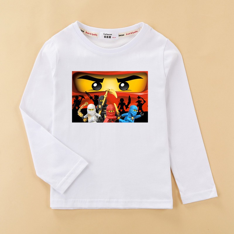Boy Ninja Tees Cotton Clothes 3 14 Age Top Children T Shirt - roblox 6 14age male female t shirt