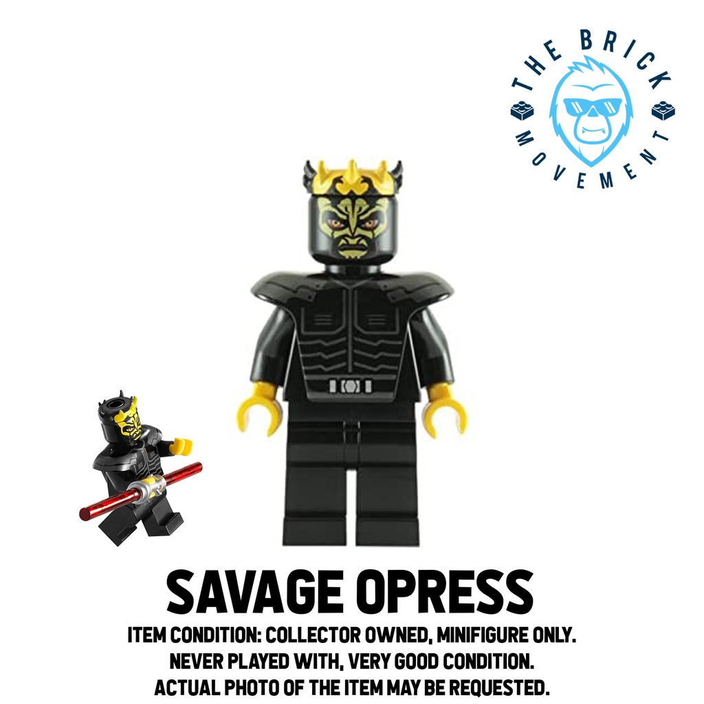 savage opress lego minifigure