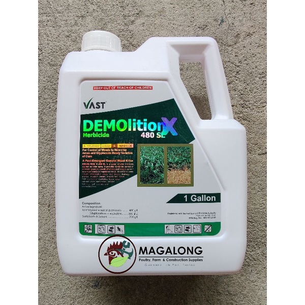 DEMOLITION X 480 SL (NONSELECTIVE GLYPHOSATE HERBICIDE) [BETTER THAN