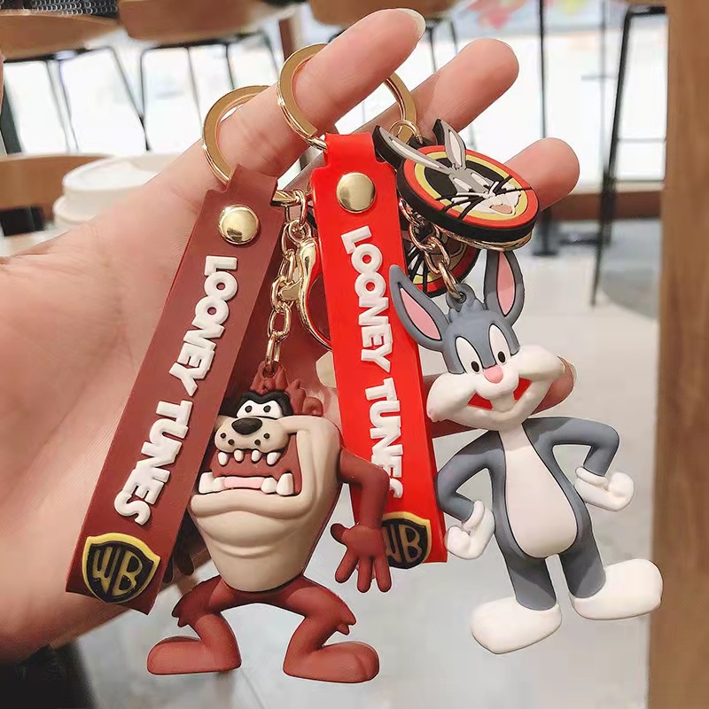 Cartoon Bugs Bunny series doll keychain car keychain bag pendant child