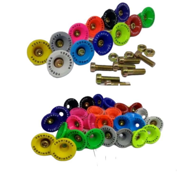 Abs Bolts Variations Of Motorcycle Exhaust body Number Plate plus Bolts