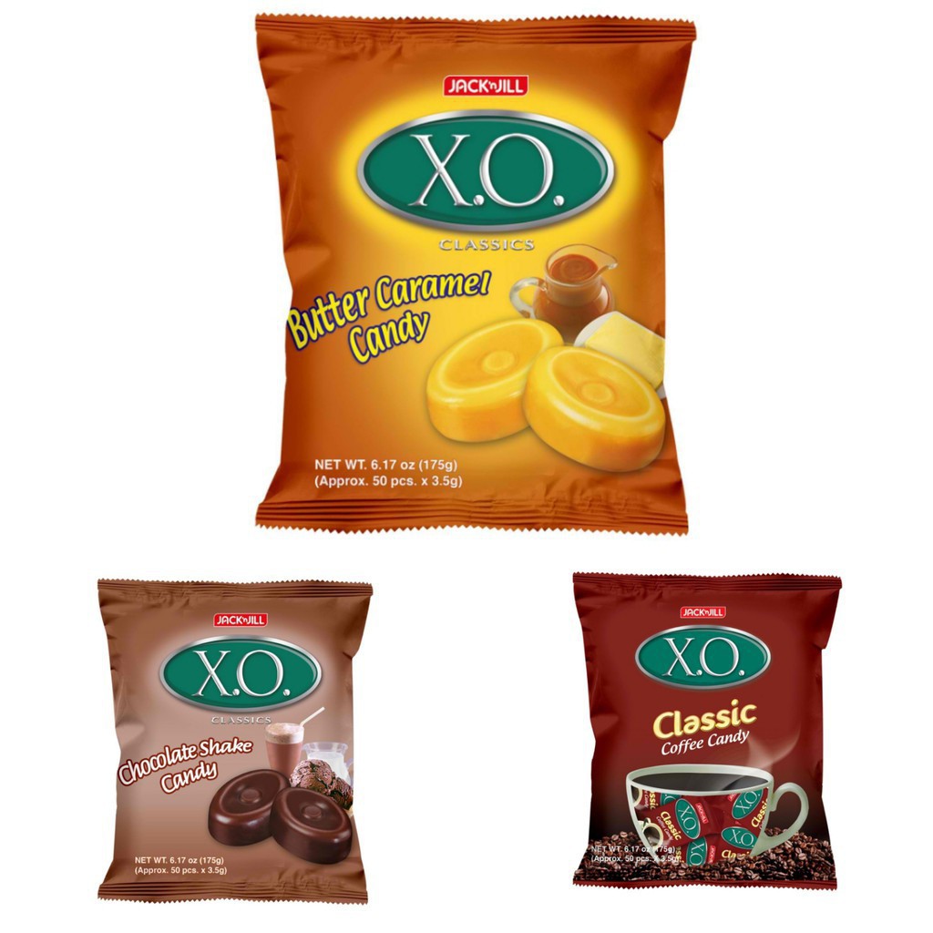 X.O Candy ( Classic Coffee / Butter Caramel / Chocolate Shake