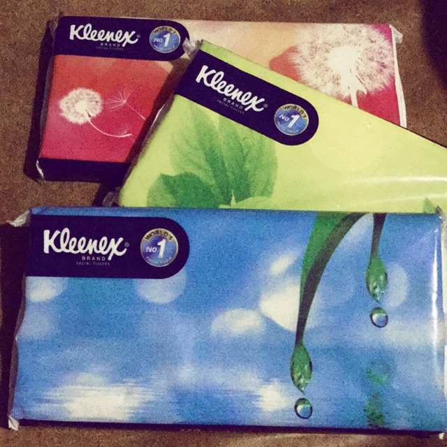 Kleenex Facial Tissue 100sheets, 50x2ply, gentle on skin Shopee