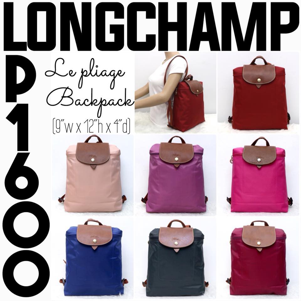 longchamp backpack price philippines