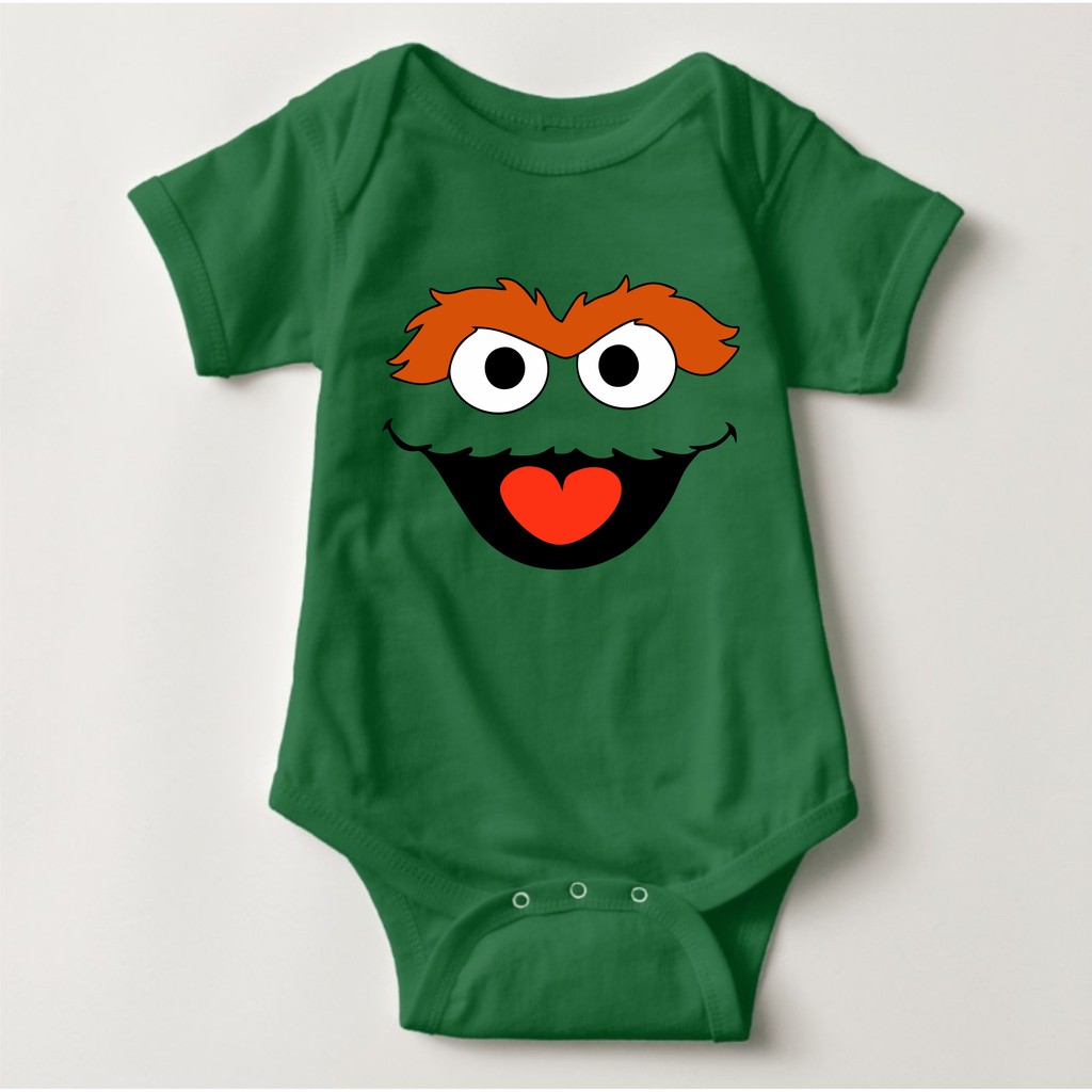Baby Character Onesies - Sesame Street Oscar the Grouch | Shopee ...