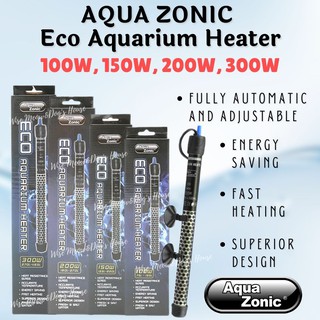 Aqua Zonic AZ Eco Thermostat Heater For Aquarium Fish Tank (100W/150W/200W/300W)