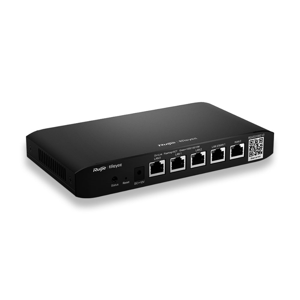 Reyee RG-EG105G V2(US) 5-Port Gigabit Cloud Managed Router, 300Mbps ...
