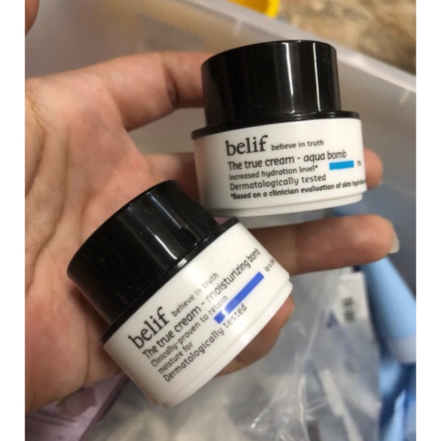 belif moisturizing korean true cream