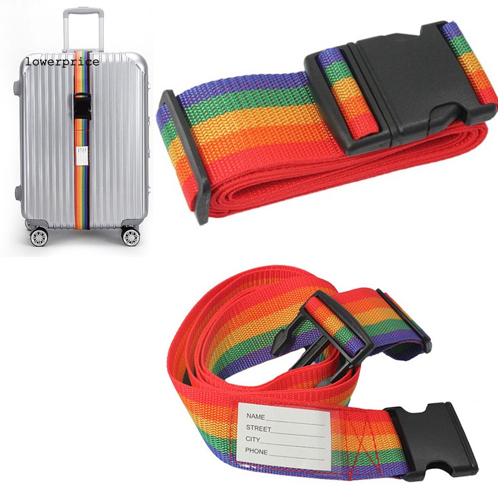 suitcase identification straps