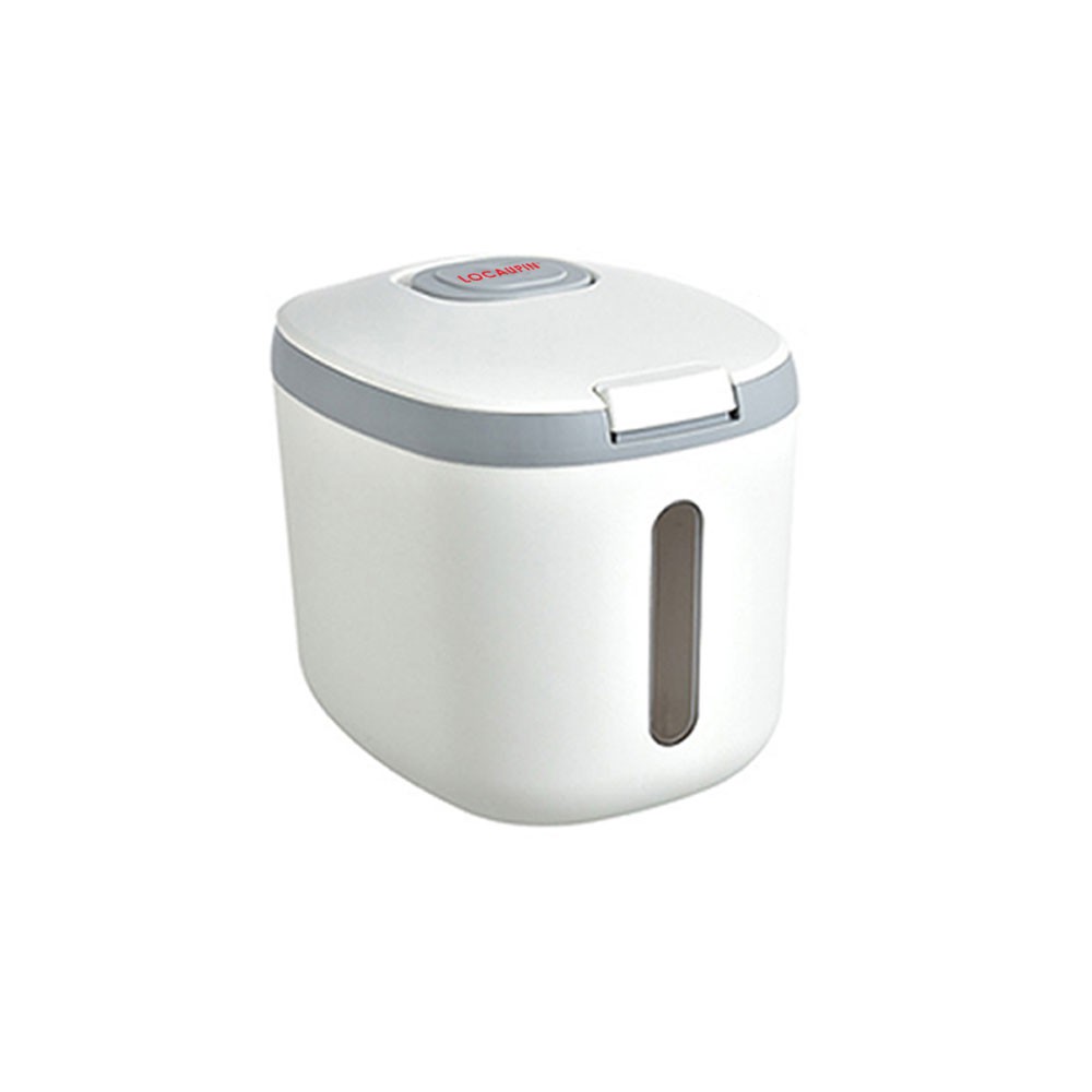 LOCAUPIN Kitchen Rice Bucket Container With Lid Moisture-proof Large ...