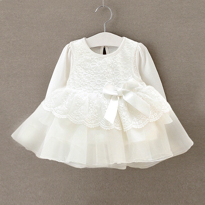 long sleeve christening gown