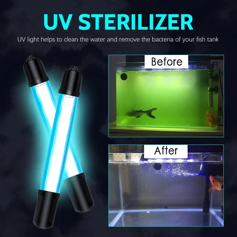 220V UV light for Aquarium water sterilizer UV disinfection light