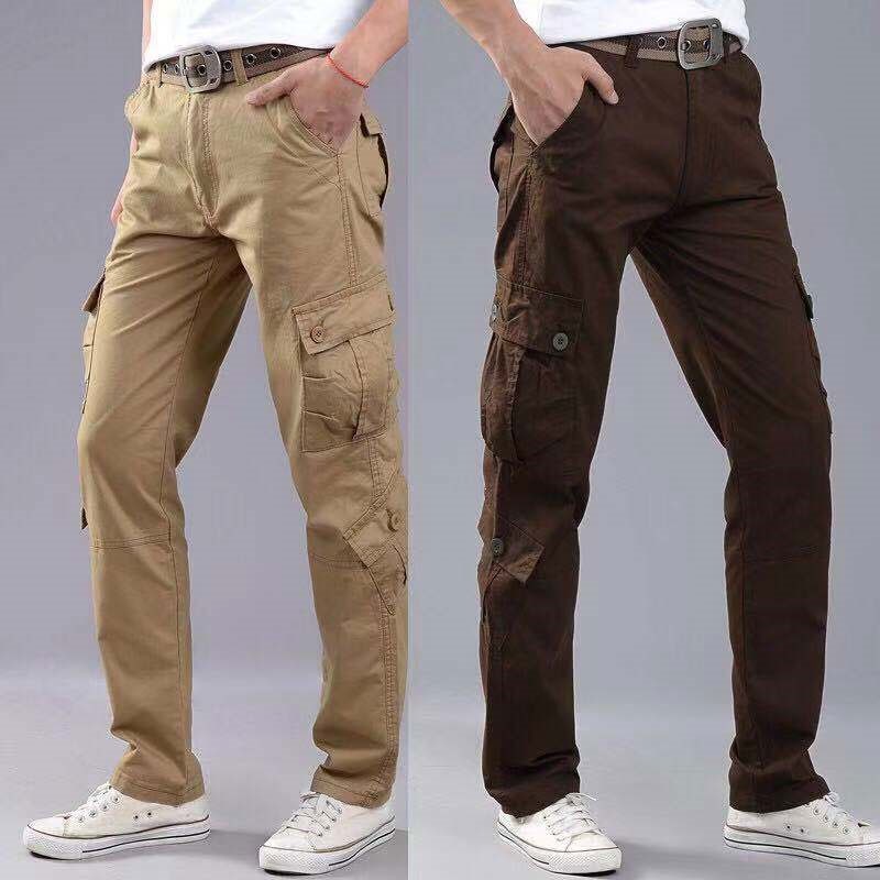 F&F Classic Cargo Pants Six Pocket For Men’s | Shopee Philippines