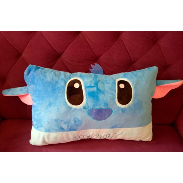 stitch emoji pillow