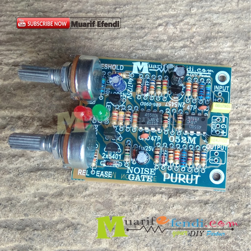 Kit Noise Gate Anti Feedback destroyer Microphone Accessories 052M