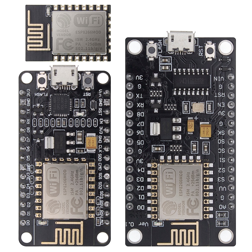 Nodemcu v3 lua wi fi esp8266 ch340 подключение датчика температуры