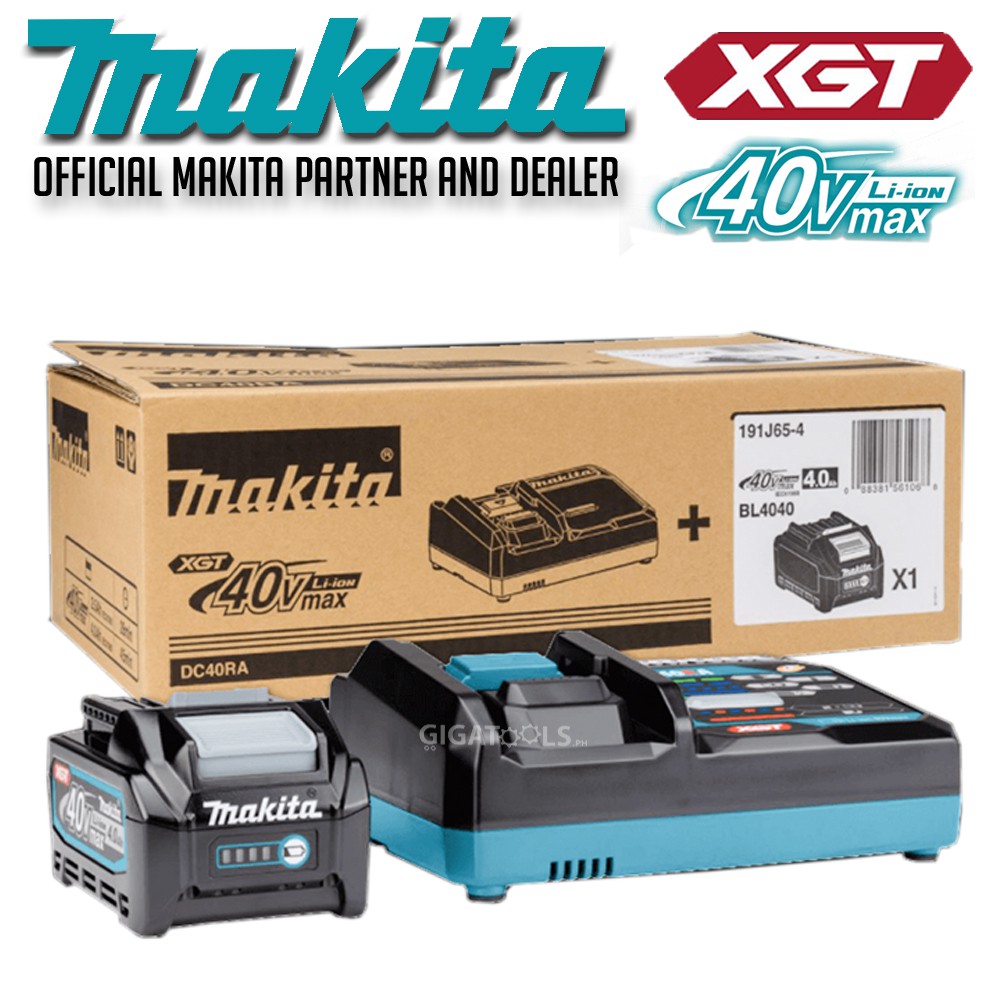 Makita 40V Battery and Charger Kit Set ( 191J654 ) Shopee Philippines