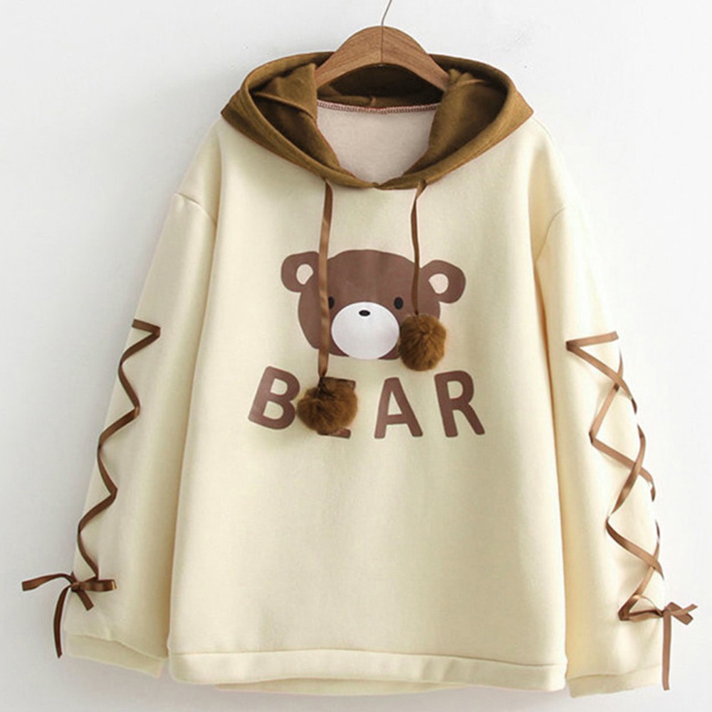 cute bear hoodie