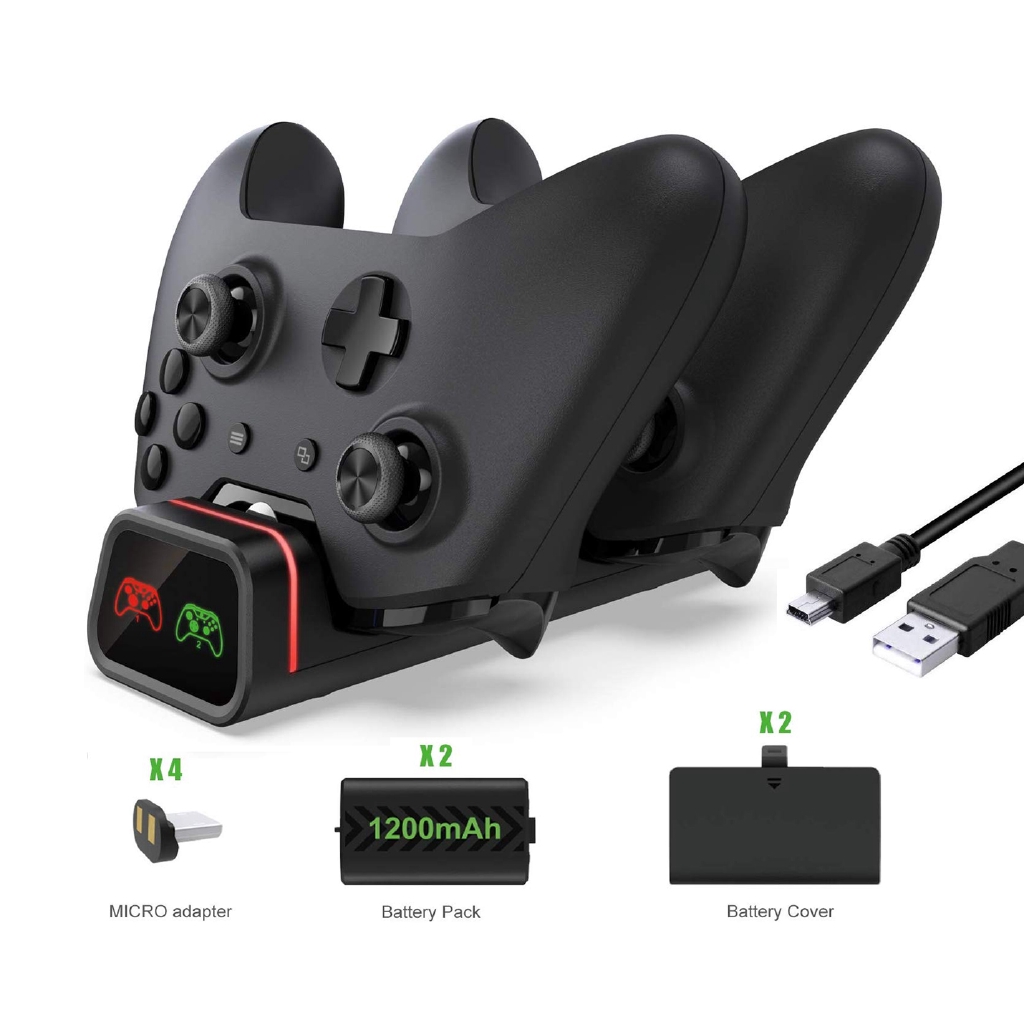 Xbox One Controller Charger Dual fast Charging Station for Xbox One/ S