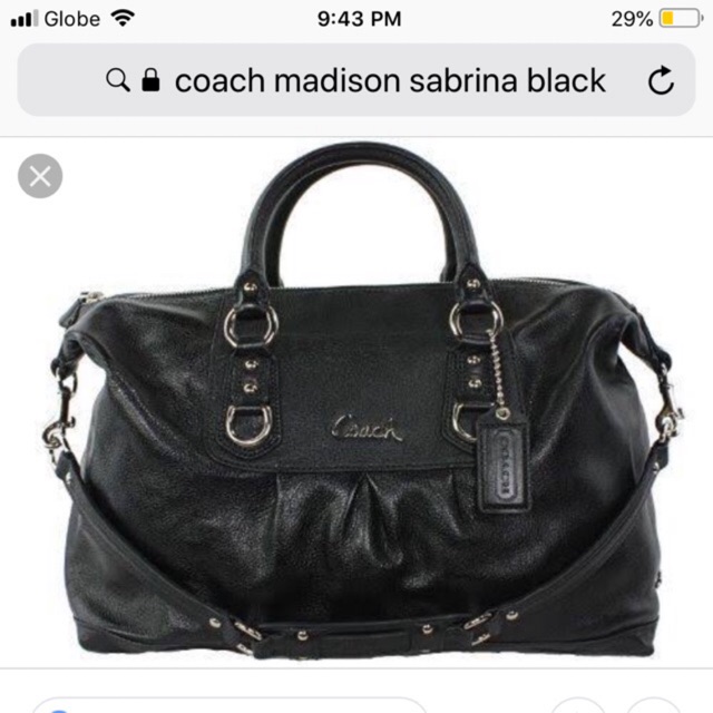 coach two way bag