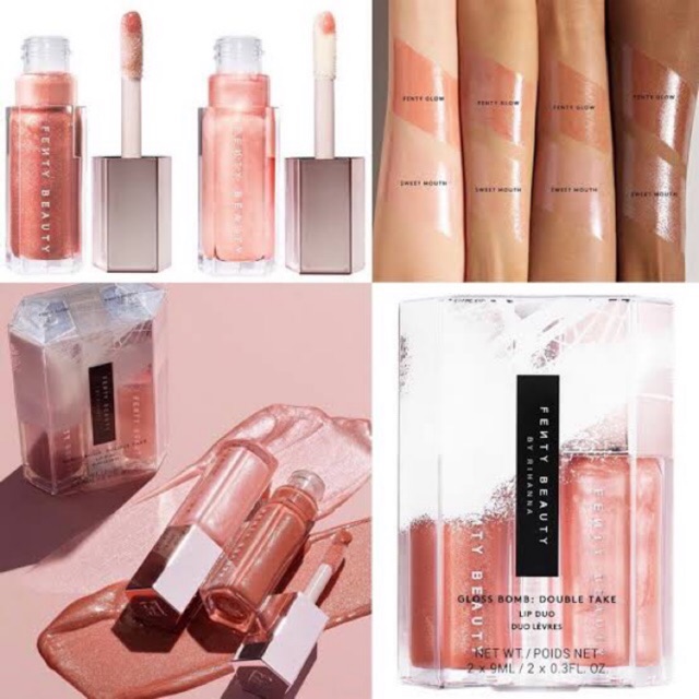 Authentic Fenty Beauty Gloss Bomb Double Take Lip Duo Set Shopee Philippines