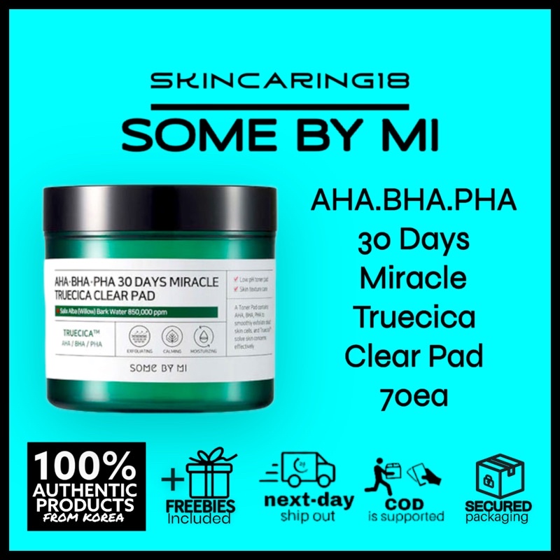 SOME BY MI AHA BHA PHA 30 Days Miracle Truecica Clear Pad - 70ea by ...