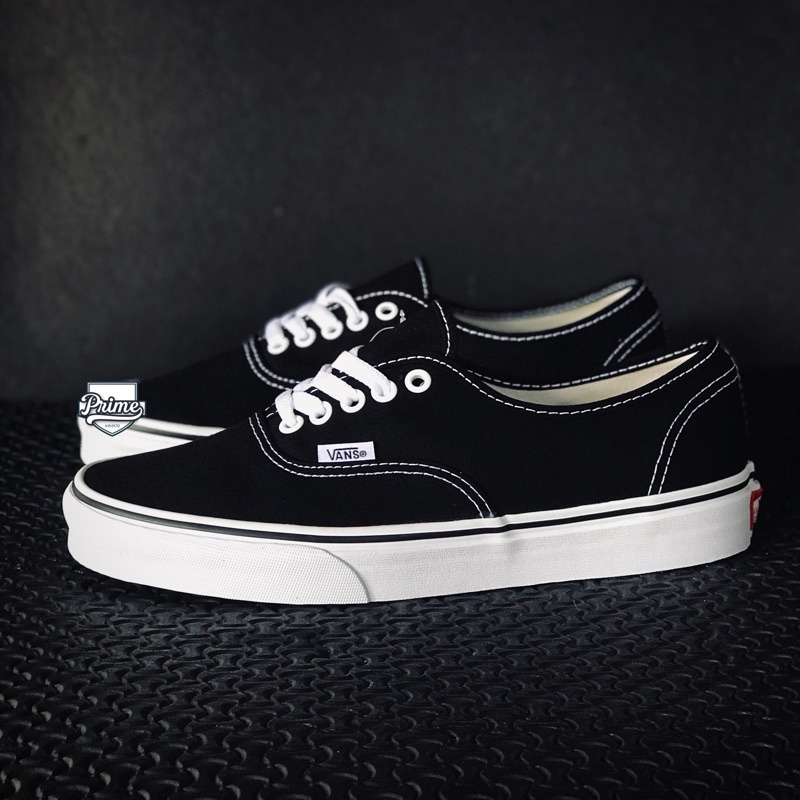 authentic vans all black