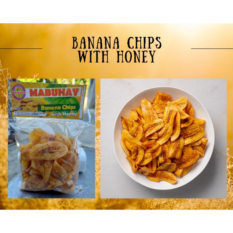 Banana Chips with honey (thin sliced 100g) Shopee Philippines
