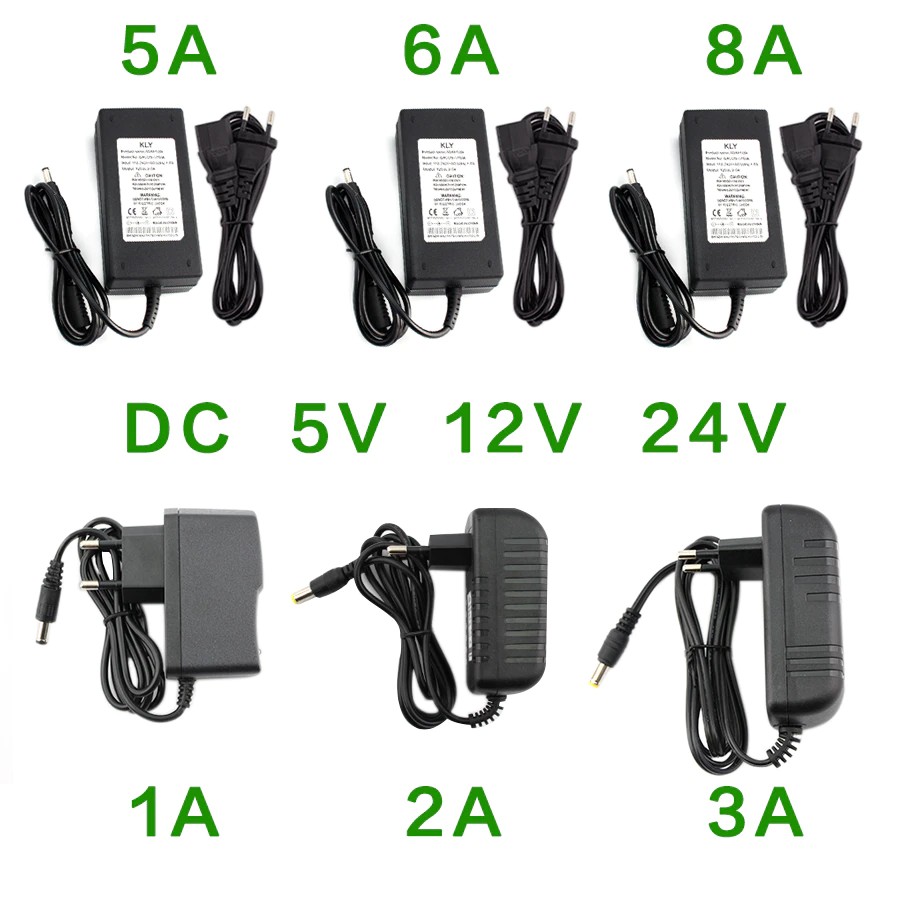 DC 5V 9V 12V Ac 220V Wall Switching Power Supply Adapter 1A 2A 3A 5A