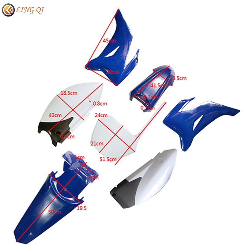 TTR110 Plastic Fairing Body Kit for Yamaha TTR110 TTR 110 2008 2009